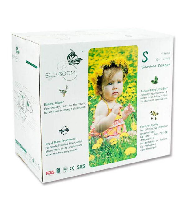 Eco Boom Biodegradable Disposable Nappies Size Small