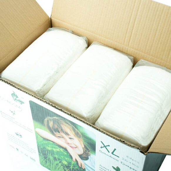 Biodegradable Disposable Nappies in Recyclable Packaging Size XL 5